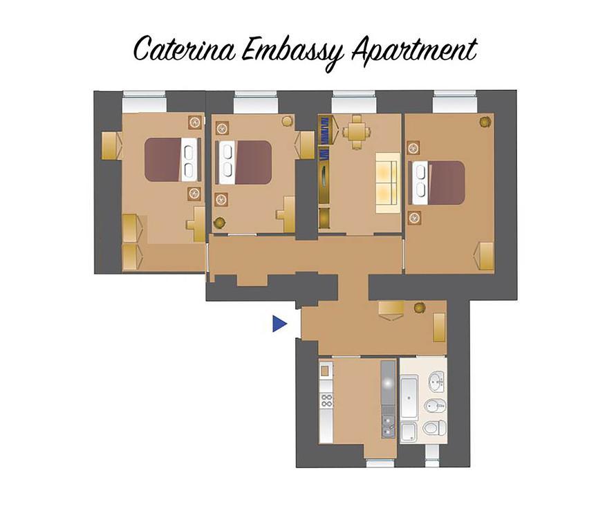 Caterina One O One - Embassy Apartment Rome Exterior photo